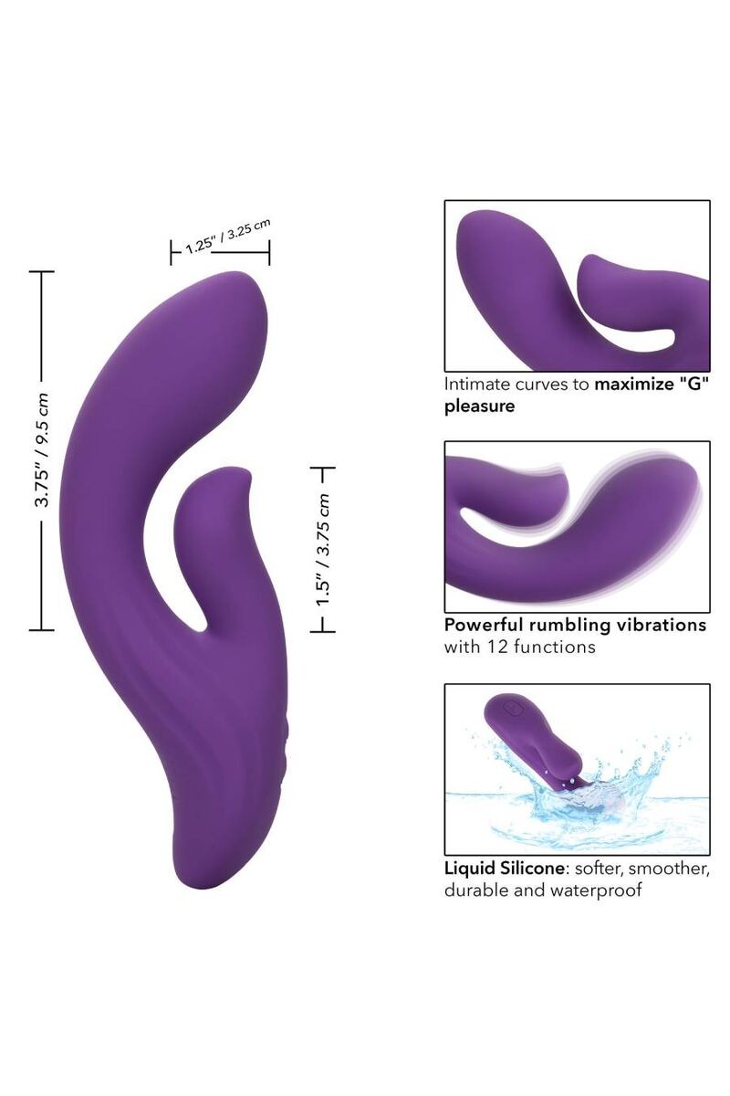 CALIFORNIA EXOTICS - STELLA DUAL PLEASER VIOLETA