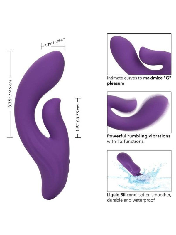 CALIFORNIA EXOTICS - STELLA DUAL PLEASER VIOLETA