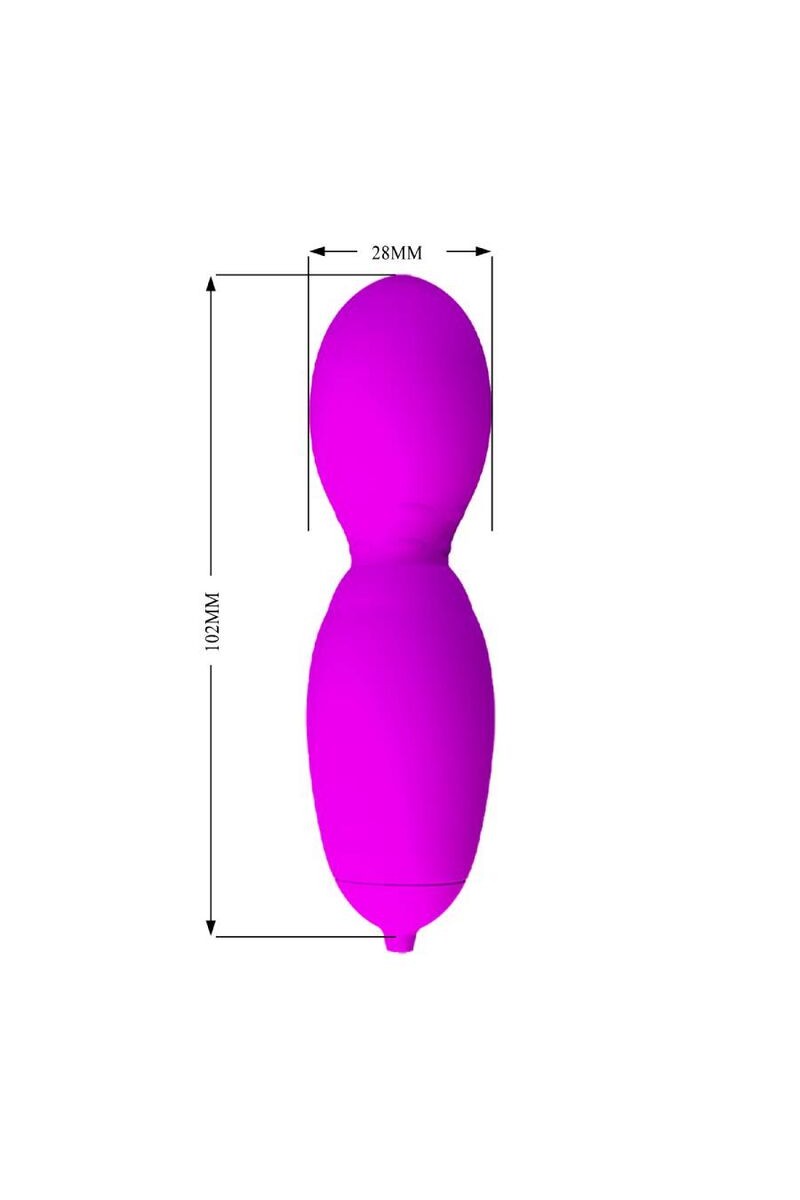 PRETTY LOVE - VEGA MASAJEADOR ROTACIÓN Y VIBRACIÓN 12 FUNCIONES FUCSIA