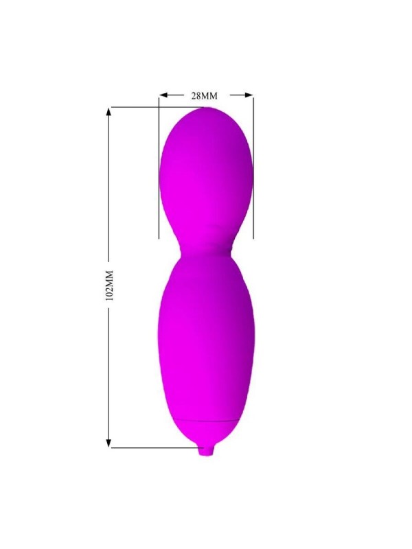 PRETTY LOVE - VEGA MASAJEADOR ROTACIÓN Y VIBRACIÓN 12 FUNCIONES FUCSIA