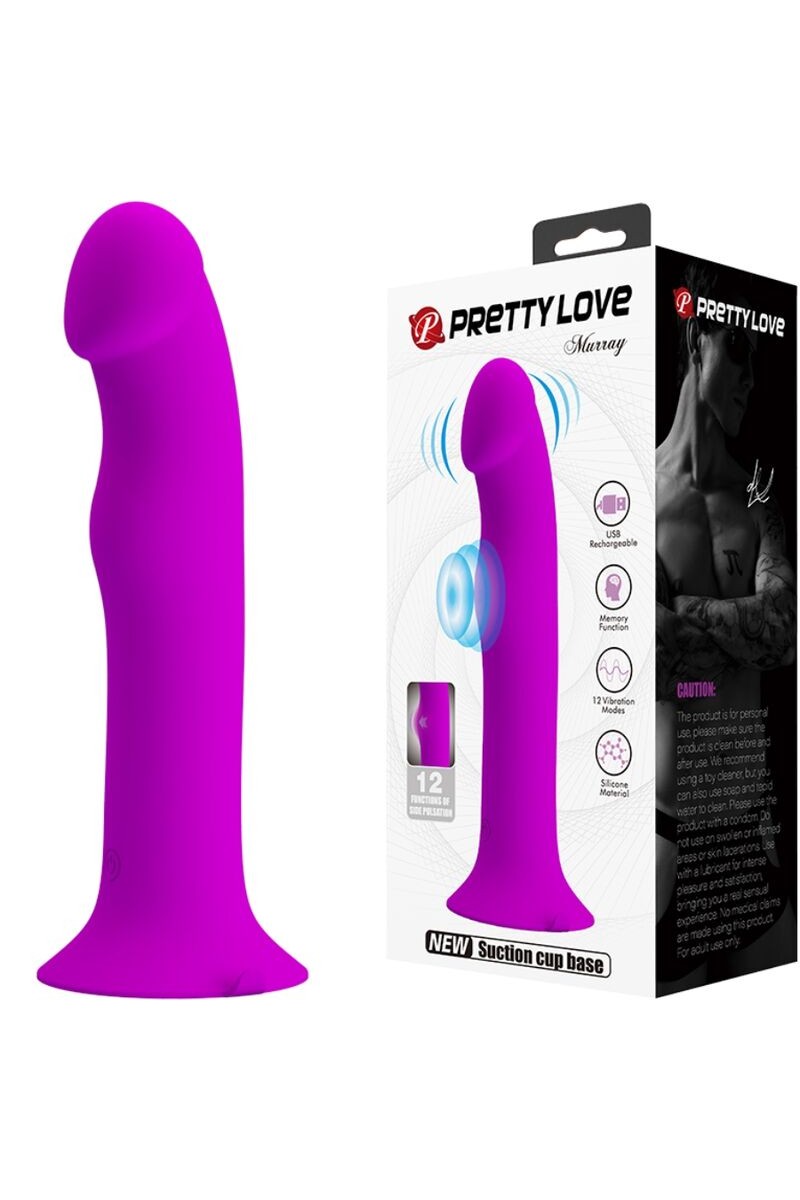 PRETTY LOVE - MURRAY VIBRADOR Y ESTIMULADOR PUNTO G MORADO