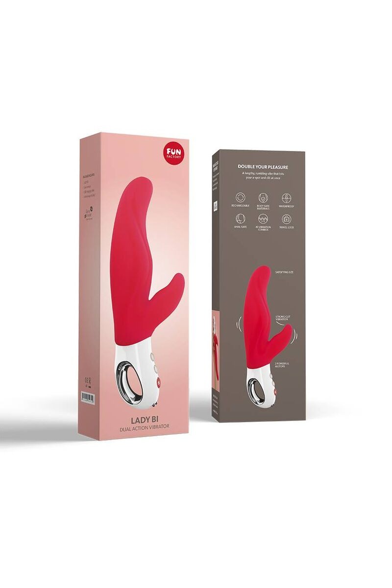 FUN FACTORY - LADY BI INDIA ROJO