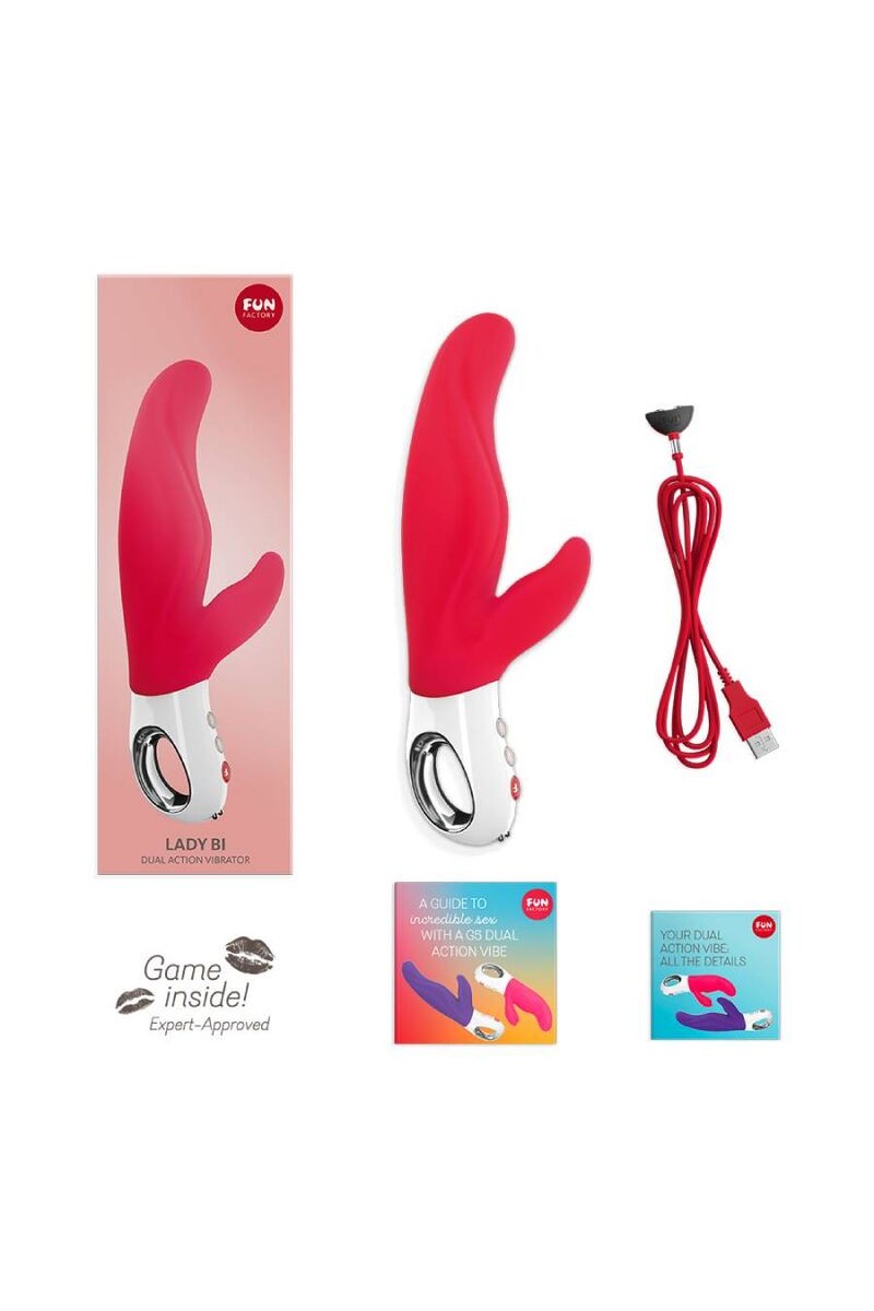 FUN FACTORY - LADY BI INDIA ROJO