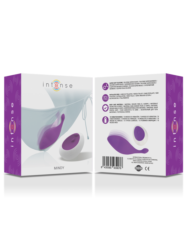 INTENSE - MINDY PANTIE CONTROL REMOTO MORADO