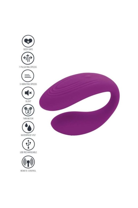 XOCOON - BOUND LOVE VIBRADOR PARA PAREJAS MORADO