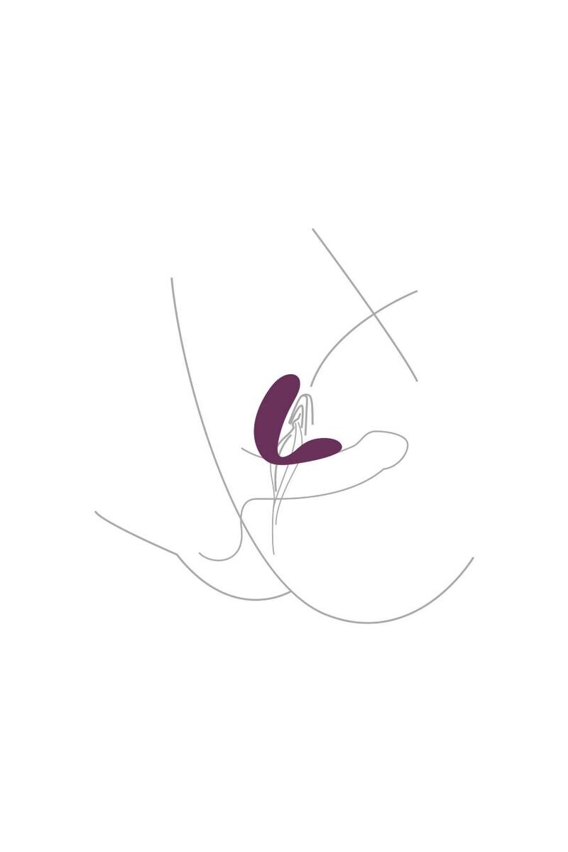 XOCOON - BOUND LOVE VIBRADOR PARA PAREJAS MORADO