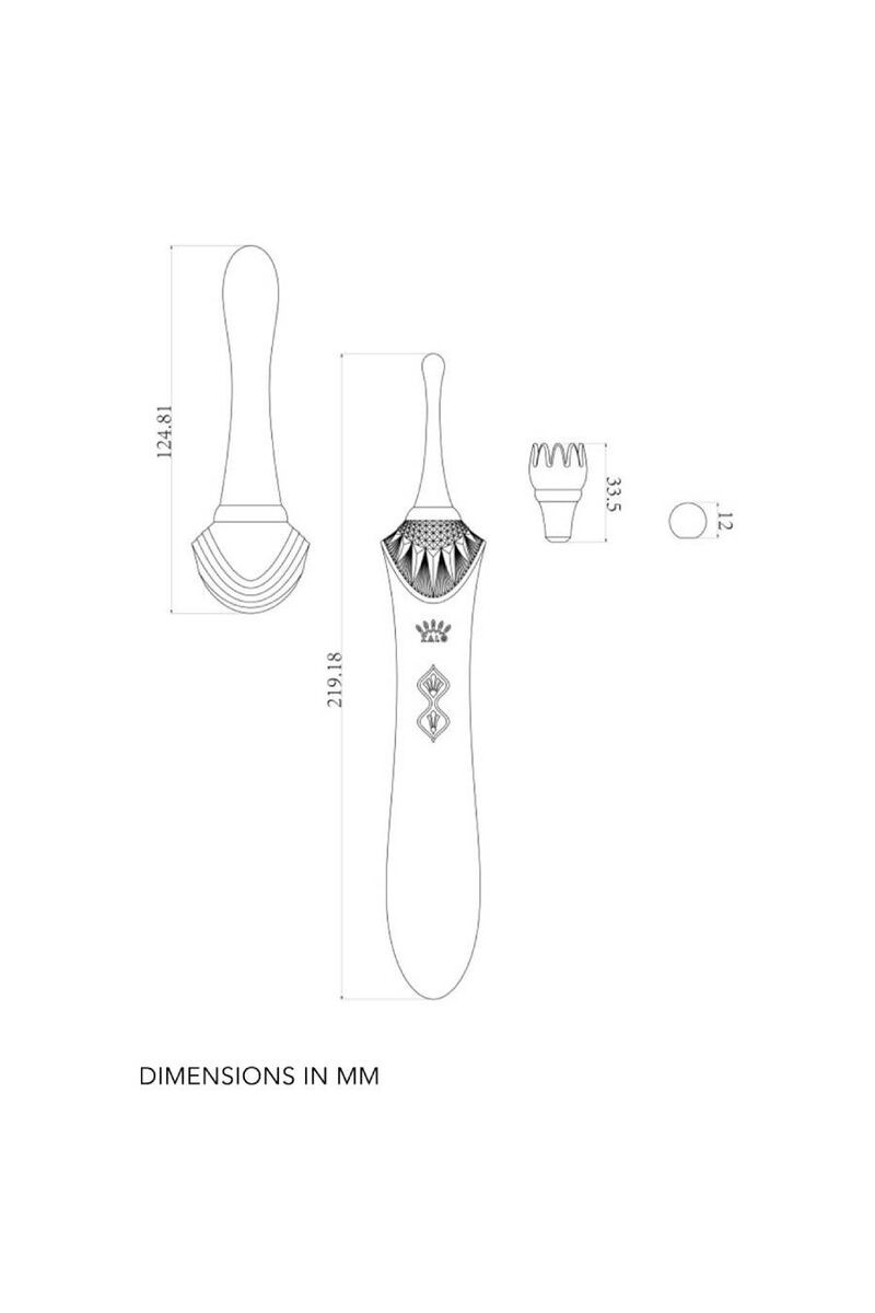 ZALO - BESS 2 MASAJEADOR PERSONAL NEGRO