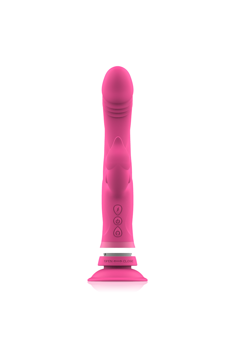 INTENSE - JULIO VIBRADOR RABBIT SILICONA ROSA