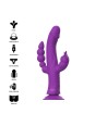 INTENSE - CASANOVA VIBRADOR RABBIT SILICONA TRIPLE MOTOR MORADO