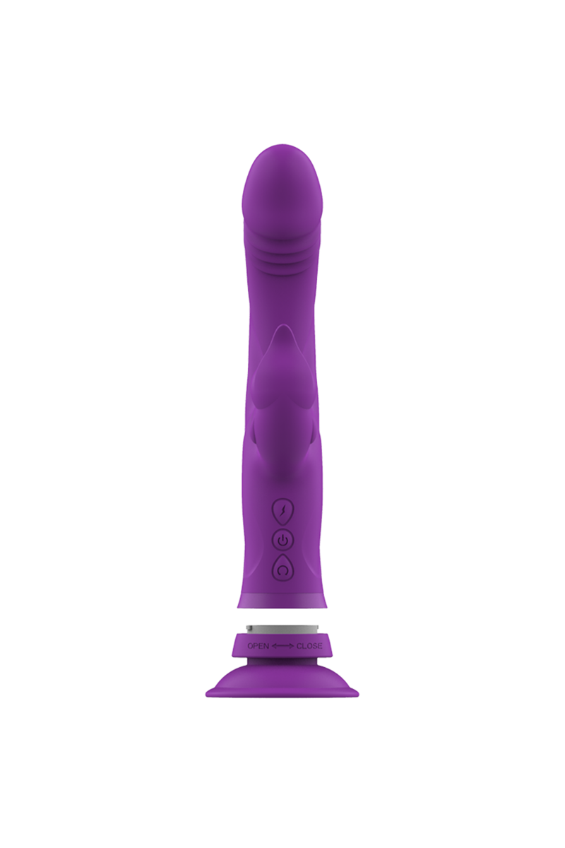 INTENSE - CASANOVA VIBRADOR RABBIT SILICONA TRIPLE MOTOR MORADO