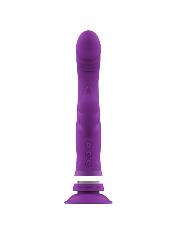 INTENSE - CASANOVA VIBRADOR RABBIT SILICONA TRIPLE MOTOR MORADO