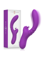 INTENSE - HARRY VIBRADOR FLEXIBLE CON LENGUA MORADO