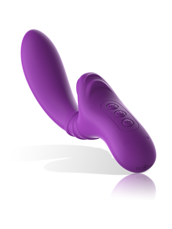 INTENSE - HARRY VIBRADOR FLEXIBLE CON LENGUA MORADO