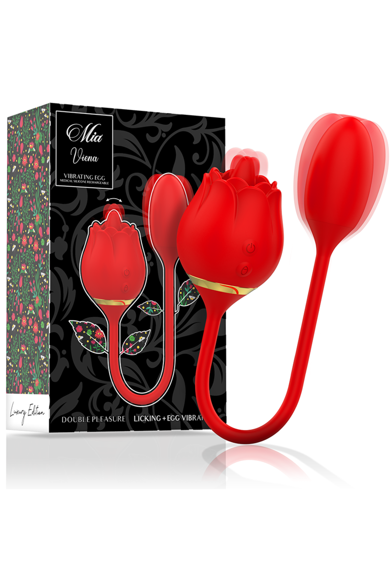 MIA - VIENA DOUBLE PLEASURE LICKING + HUEVO VIBRADOR