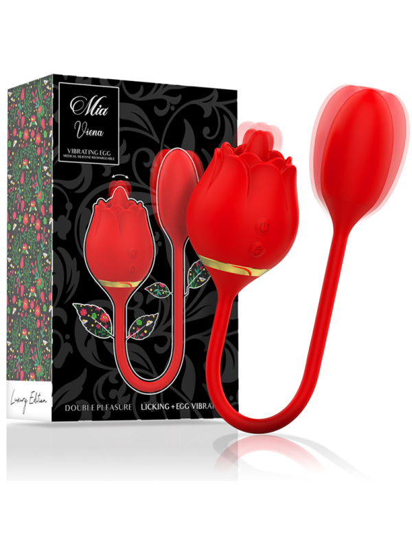 MIA - VIENA DOUBLE PLEASURE LICKING + HUEVO VIBRADOR