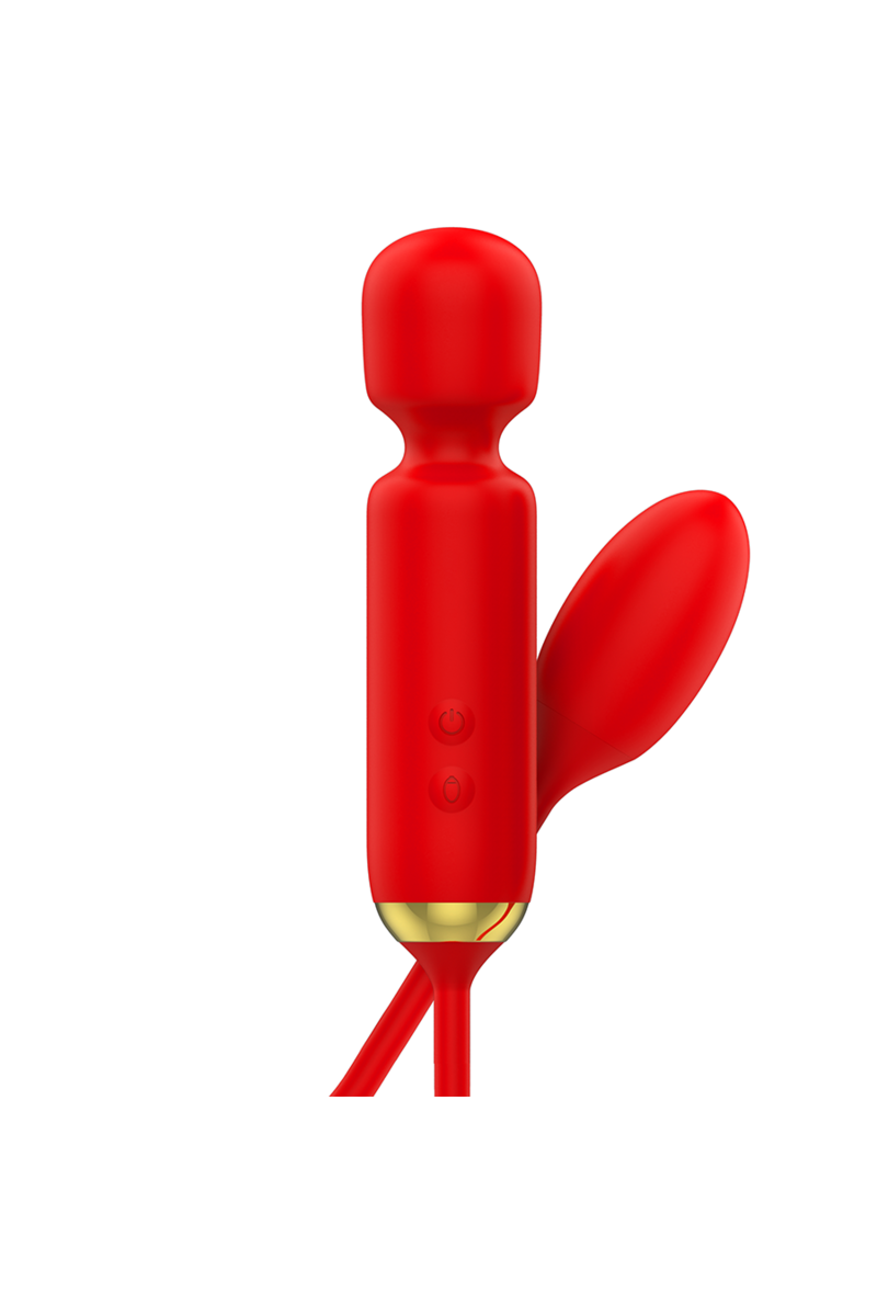 MIA - TOSCANA DOUBLE PLEASURE WAND + HUEVO VIBRADOR