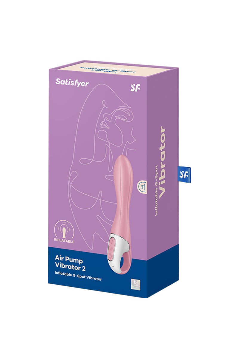 SATISFYER - AIR PUMP VIBRATOR 2 ROSA