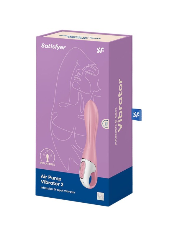 SATISFYER - AIR PUMP VIBRATOR 2 ROSA