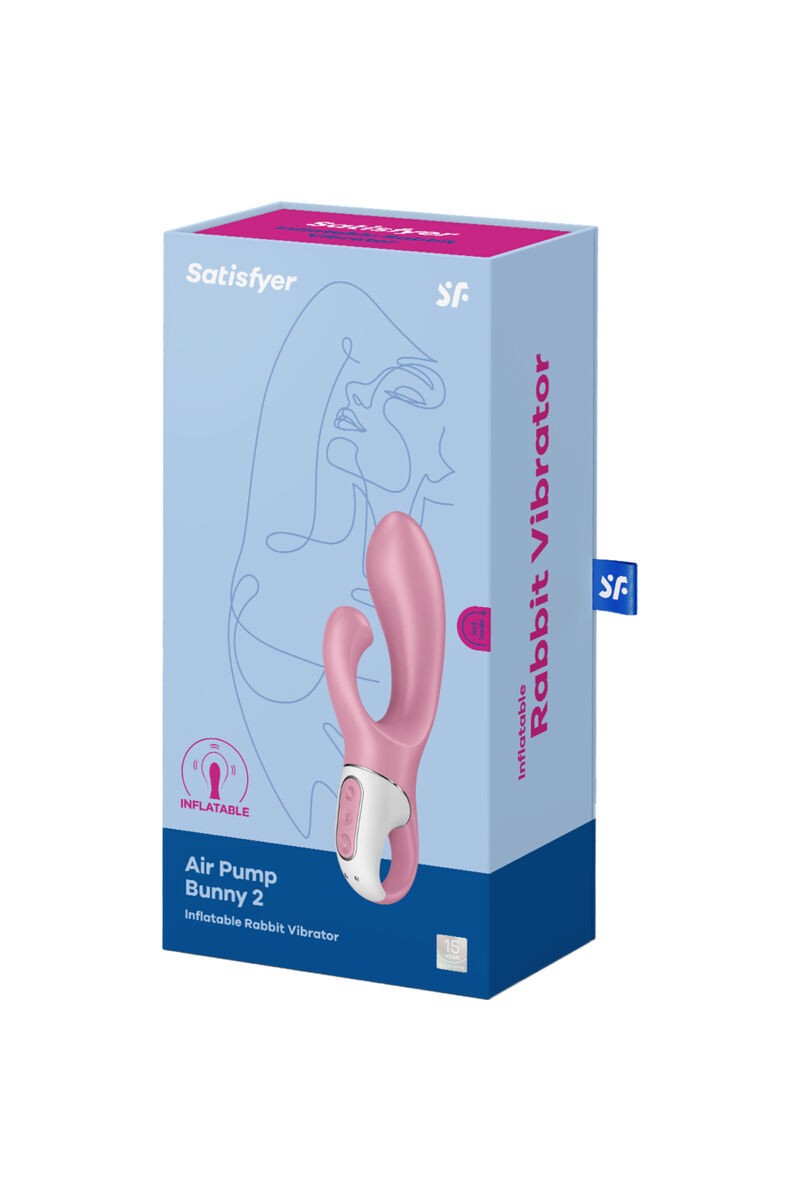 SATISFYER - AIR PUMP BUNNY 2 ROSA