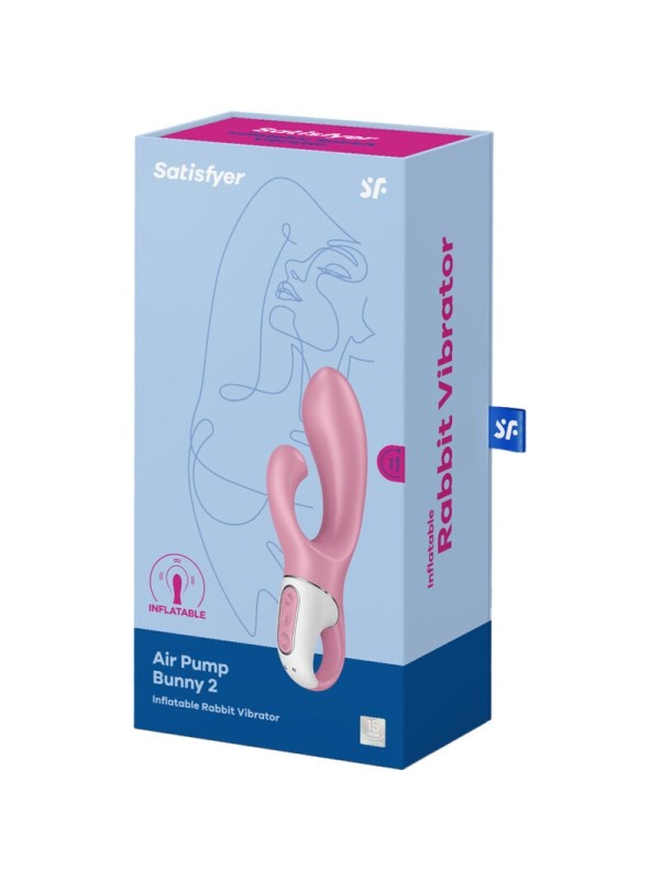 SATISFYER - AIR PUMP BUNNY 2 ROSA