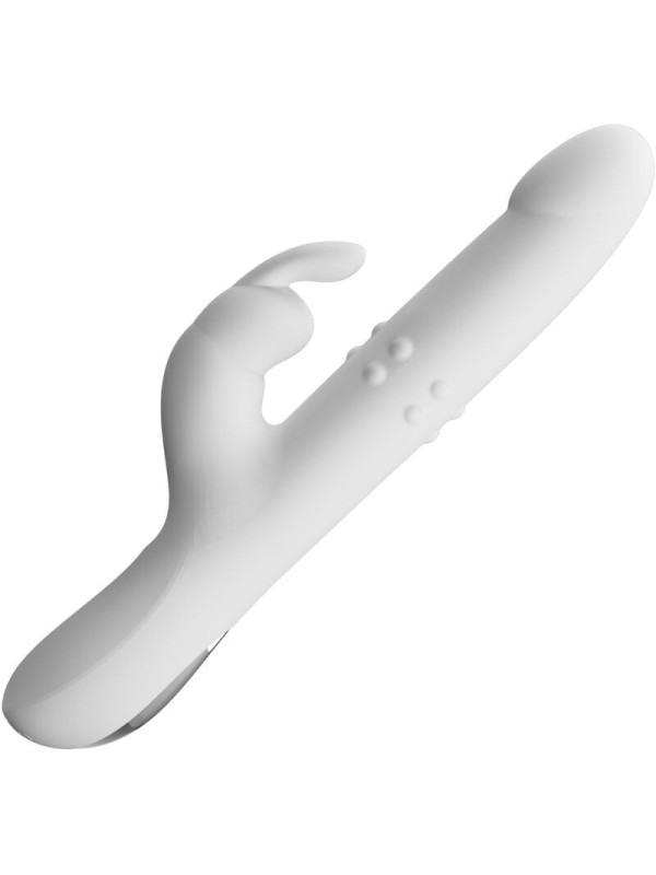 PRETTY LOVE - REESE VIBRADOR CON ROTACIÓN PLATEADO
