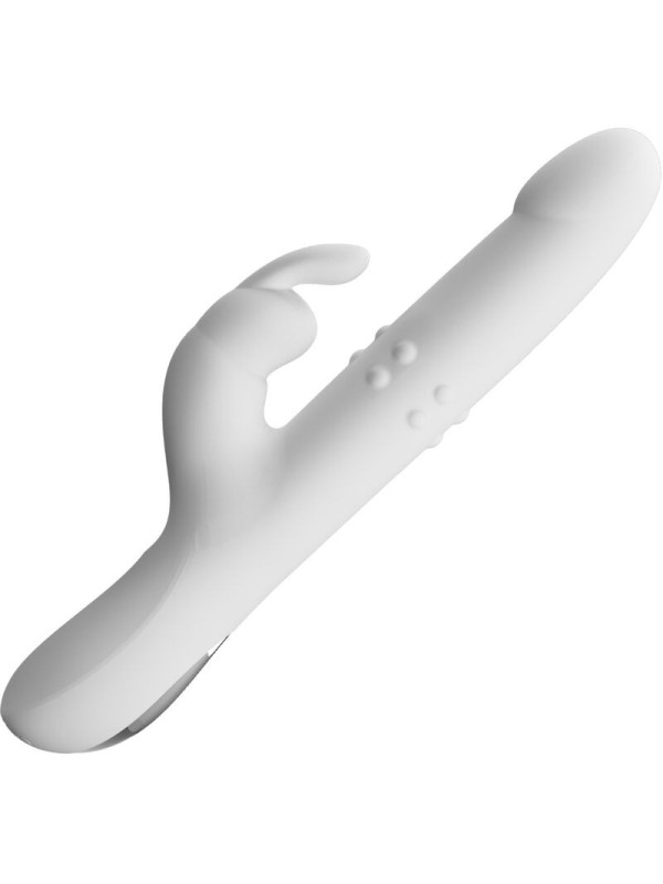 PRETTY LOVE - REESE VIBRADOR CON ROTACIÓN PLATEADO