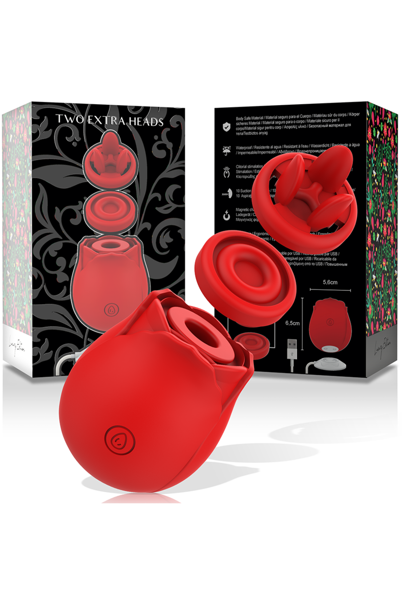 MIA - ESTIMULADOR CLITORIS DOS CABEZALES 3 EN 1 EDICIÓN DE LUJO