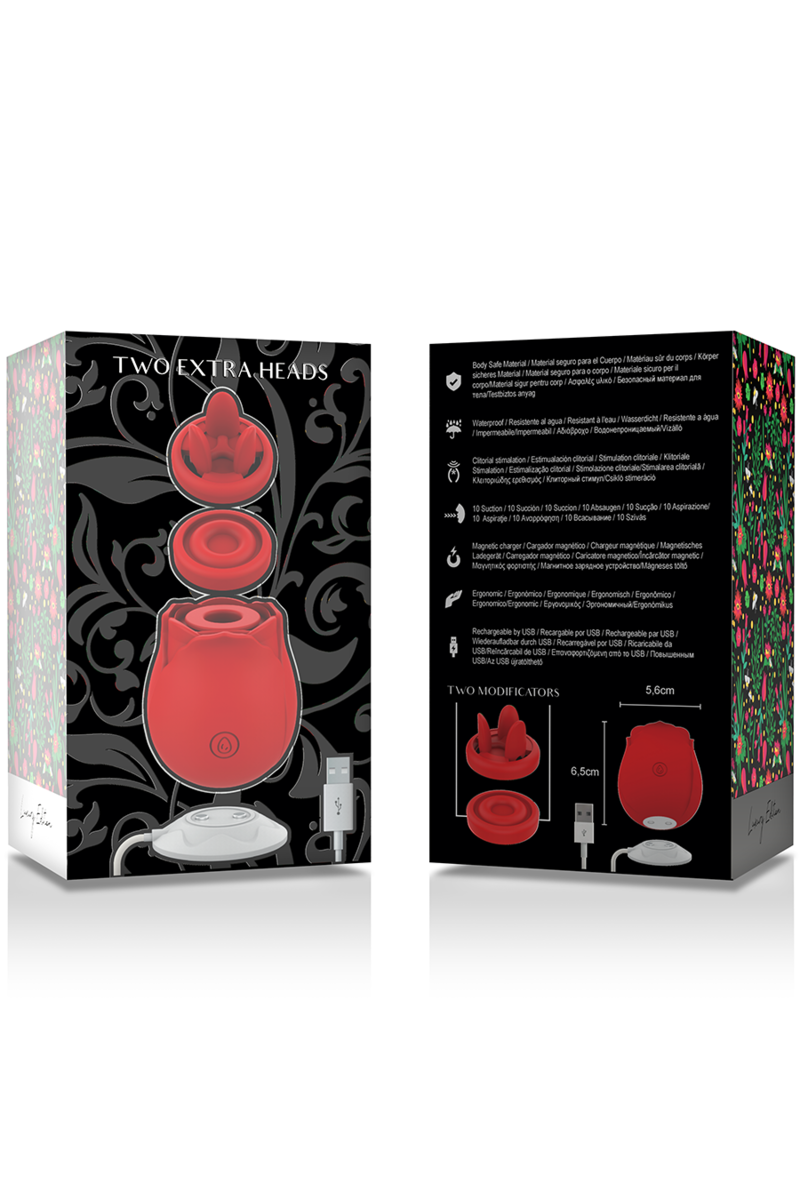 MIA - ESTIMULADOR CLITORIS DOS CABEZALES 3 EN 1 EDICIÓN DE LUJO