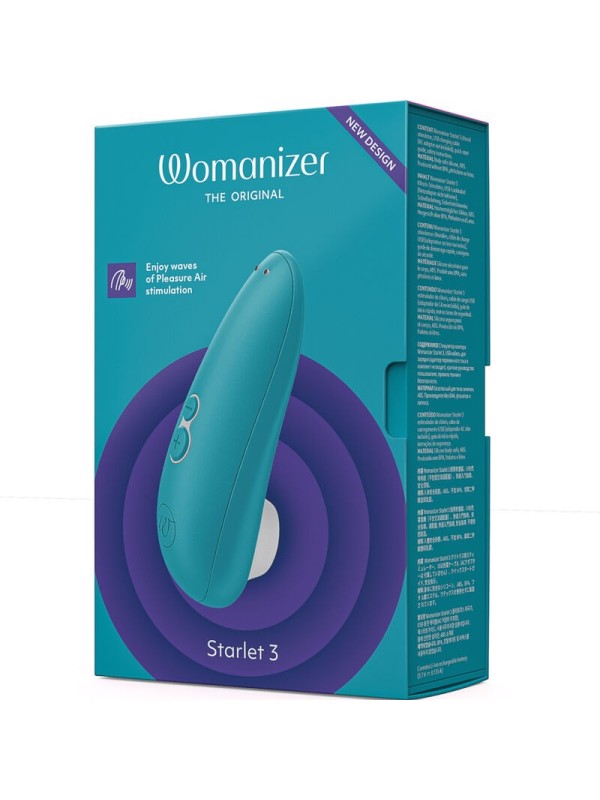WOMANIZER - STARLET 3 ESTIMULADOR CLÍTORIS TURQUESA