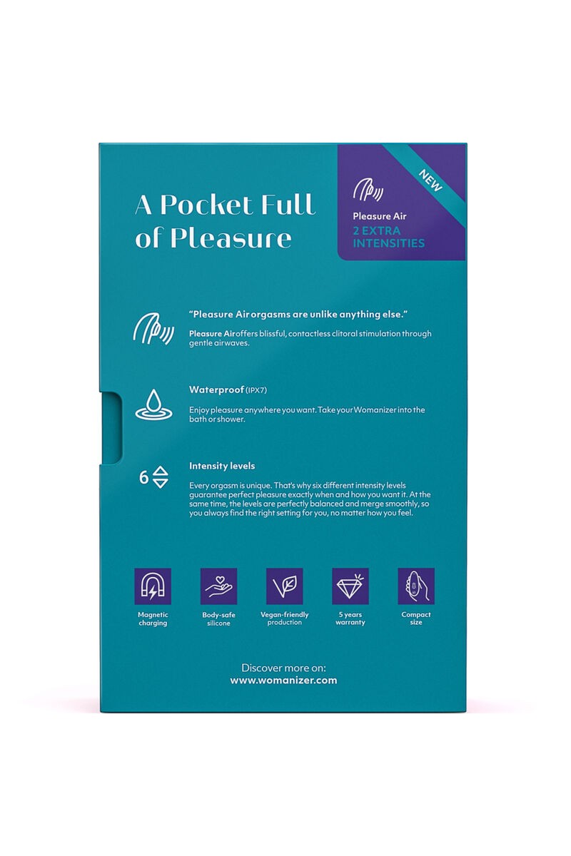 WOMANIZER - STARLET 3 ESTIMULADOR CLÍTORIS TURQUESA