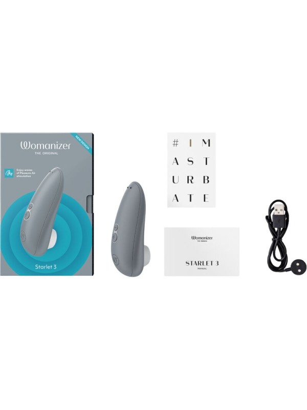 WOMANIZER - STARLET 3 ESTIMULADOR CLÍTORIS GRIS