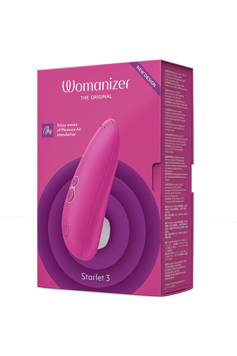 WOMANIZER - STARLET 3 ESTIMULADOR CLÍTORIS ROSA