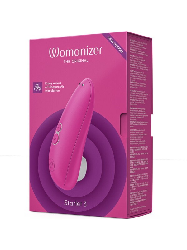 WOMANIZER - STARLET 3 ESTIMULADOR CLÍTORIS ROSA