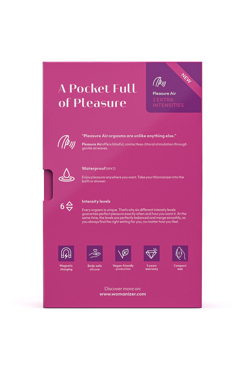 WOMANIZER - STARLET 3 ESTIMULADOR CLÍTORIS ROSA