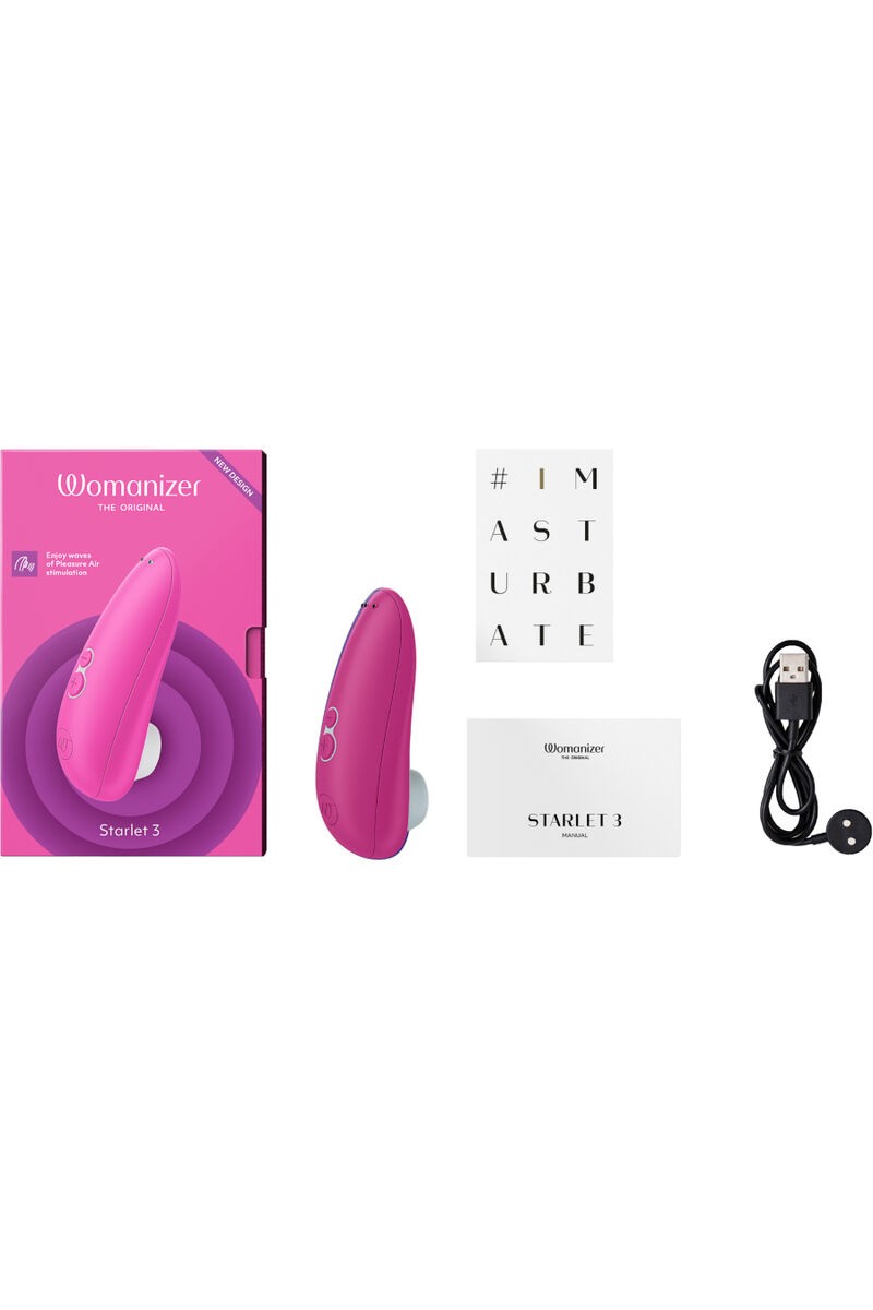 WOMANIZER - STARLET 3 ESTIMULADOR CLÍTORIS ROSA