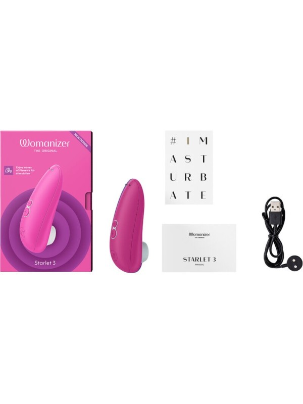 WOMANIZER - STARLET 3 ESTIMULADOR CLÍTORIS ROSA