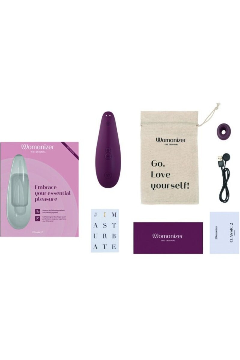 WOMANIZER - CLASSIC 2 ESTIMULADOR DE CLÍTORIS BURDEOS