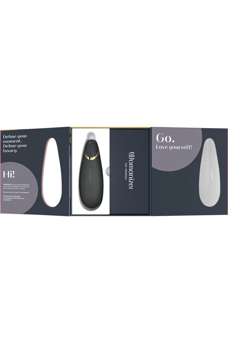 WOMANIZER - PREMIUM 2 ESTIMULADOR DE CLÍTORIS NEGRO