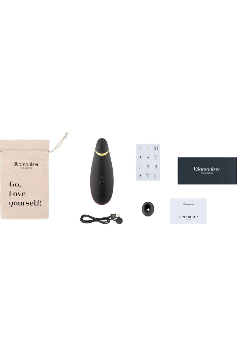 WOMANIZER - PREMIUM 2 ESTIMULADOR DE CLÍTORIS NEGRO