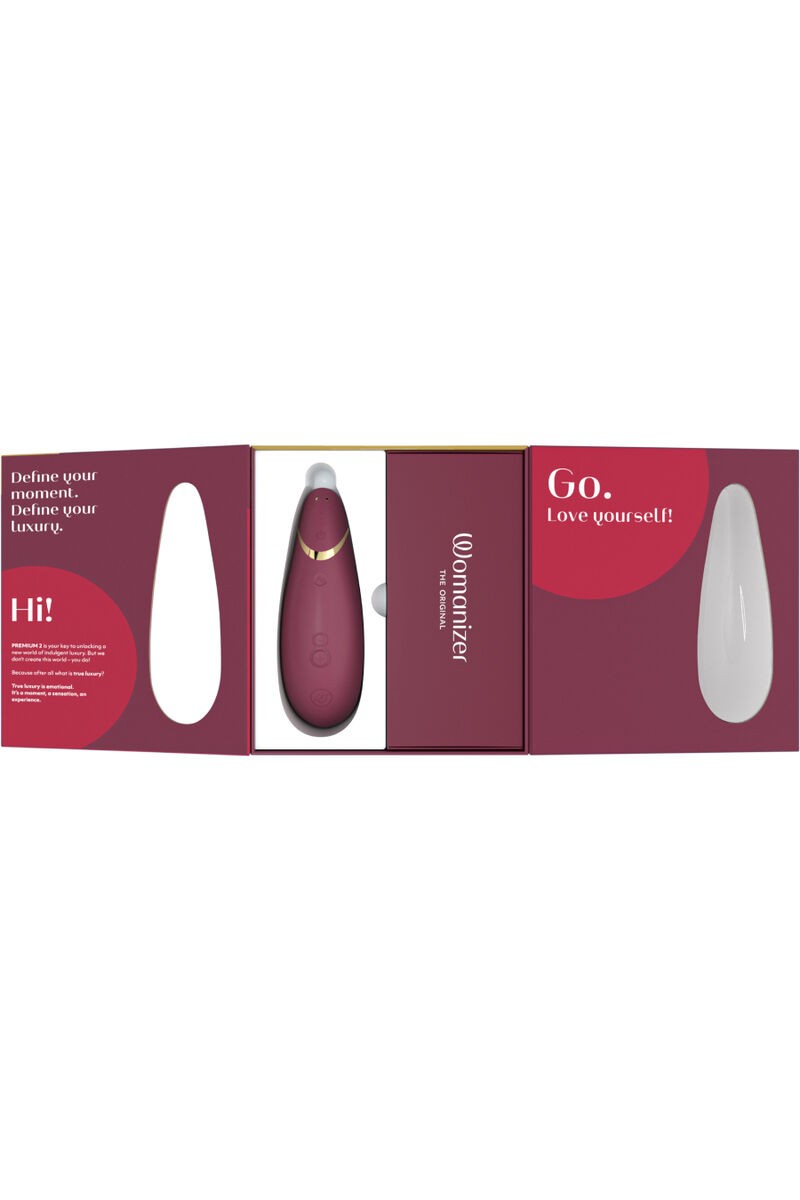 WOMANIZER - PREMIUM 2 ESTIMULADOR DE CLÍTORIS BURDEOS