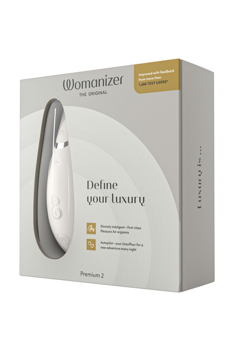 WOMANIZER - PREMIUM 2 ESTIMULADOR DE CLÍTORIS GRIS