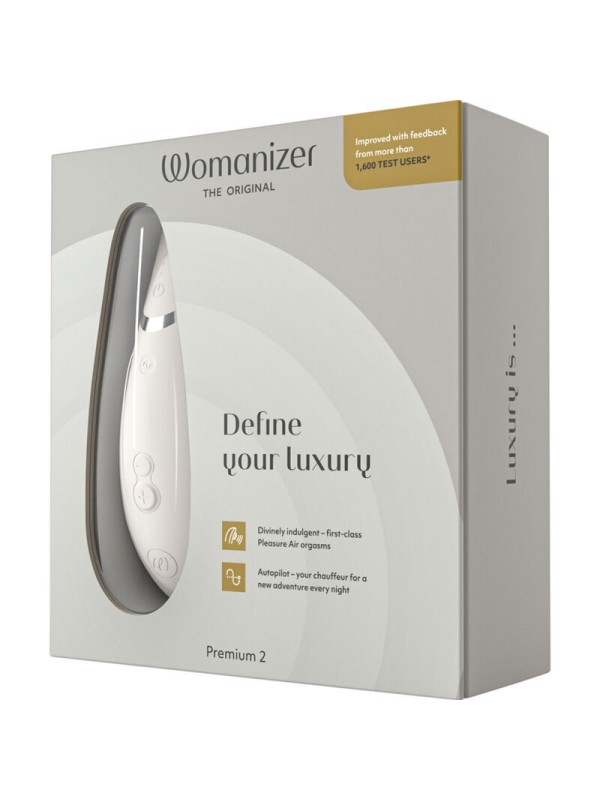 WOMANIZER - PREMIUM 2 ESTIMULADOR DE CLÍTORIS GRIS