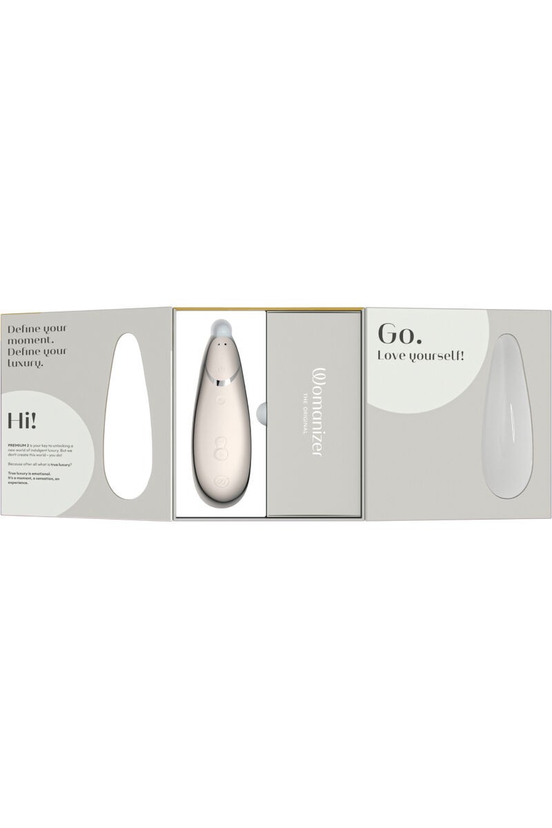 WOMANIZER - PREMIUM 2 ESTIMULADOR DE CLÍTORIS GRIS