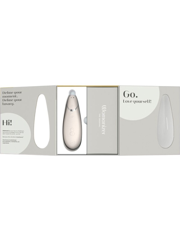 WOMANIZER - PREMIUM 2 ESTIMULADOR DE CLÍTORIS GRIS