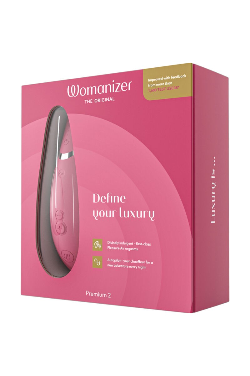 WOMANIZER - PREMIUM 2 ESTIMULADOR DE CLÍTORIS FRAMBUESA