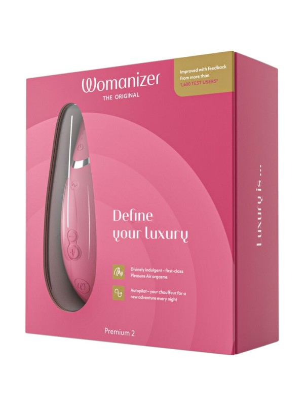 WOMANIZER - PREMIUM 2 ESTIMULADOR DE CLÍTORIS FRAMBUESA