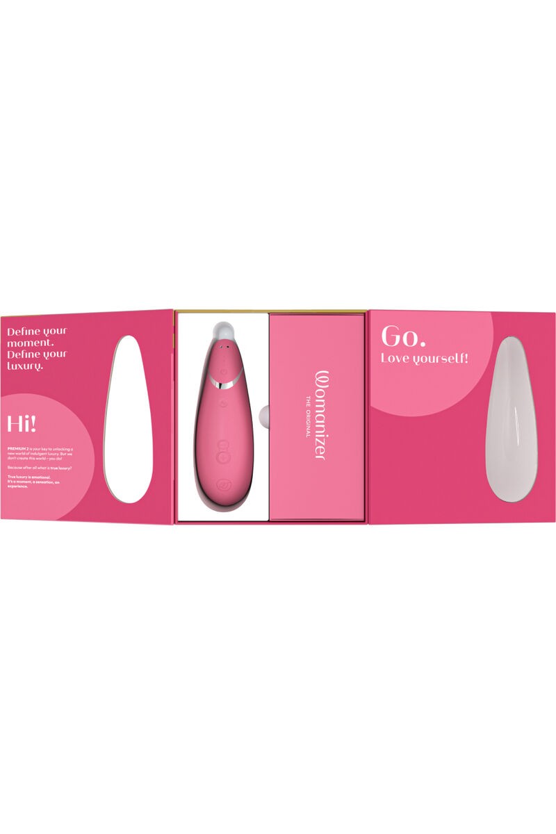 WOMANIZER - PREMIUM 2 ESTIMULADOR DE CLÍTORIS FRAMBUESA