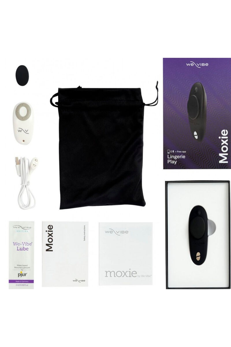 WE-VIBE - MOXIE + VIBRADOR CLÍTORIS NEGRO
