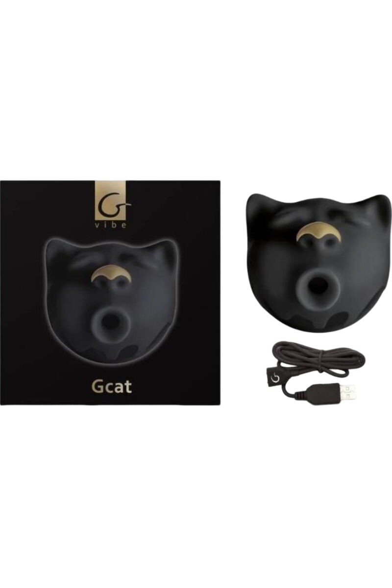 G-VIBE - GCAT MYSTIC SUCCIONADOR DE CLÍTORIS NEGRO