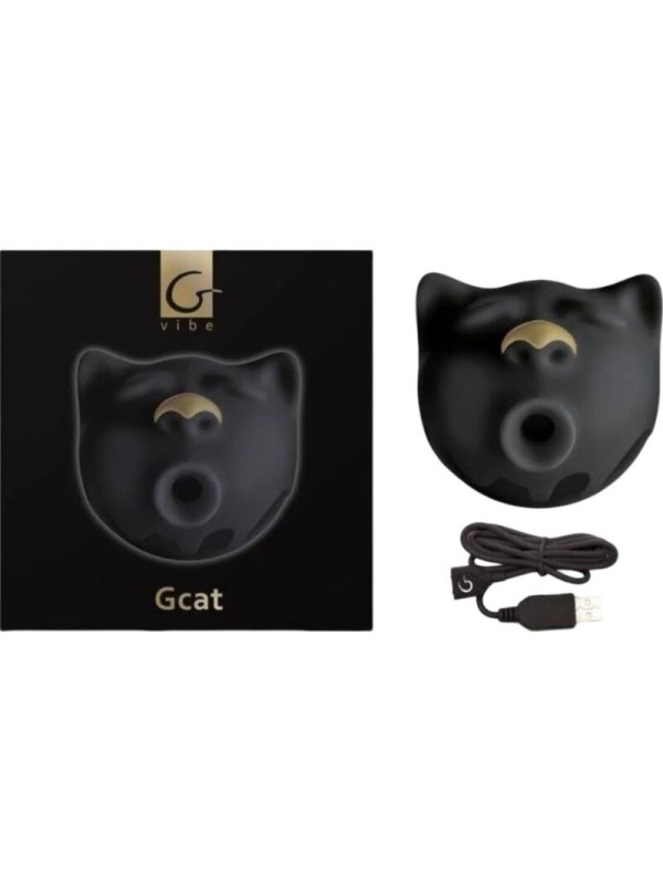 G-VIBE - GCAT MYSTIC SUCCIONADOR DE CLÍTORIS NEGRO